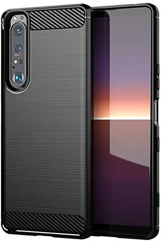 BAIDIYU Cover per Sony Xperia 1 III, AntiGraffio, Sottile Paraurti Antiurto TPU Protezione Flessibile, Custodia Cover per Sony Xperia 1 III.(Nero)