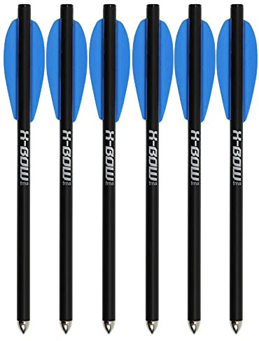 X-Bow FMA Bolzen - 6,5 Zoll - Carbon - 6er Pack; für unterschiedliche Ansprüche/Einsatzzwecke konzipiert, ideal geeignet für alle Pistolenarmbrüste ohne Leerschusssicherung; Standard