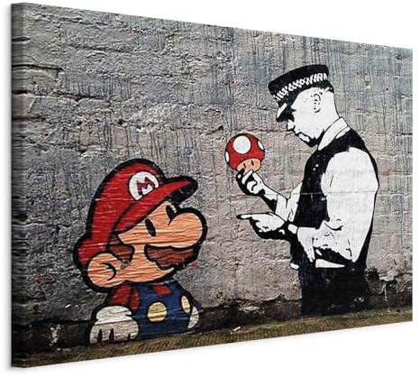 murando - Akustikbild Schalldämmung Street Art, Schallschutz, Wohnzimmer | Verbessert Raumakustik, reduziert Hall, ideal fürs Büro oder Wohnzimmer, hochwertige Verarbeitung, schnelle Montage, stilvoll