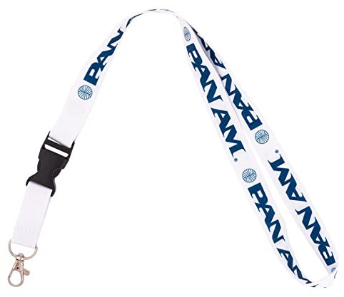 Desert Cactus Pam Am Airlines Airway Lanyard Autoschlüssel Ausweishalter Schlüsselband Abnehmbare Schnappschnalle (Umhängeband #2), Mehrfarbig, Standard