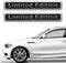 Grevosea 2 adesivi 3D per auto in edizione limitata con logo in metallo argentato, emblema distintivo per auto, moto, finestre, porte, PC, tablet, accessori per computer portatile, regalo di sintonia