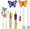 12-teiliges Stickerei Stichnadel Set, DIY Stickstift Set, Strickwerkzeug, Stanznadel, Nähzubehör