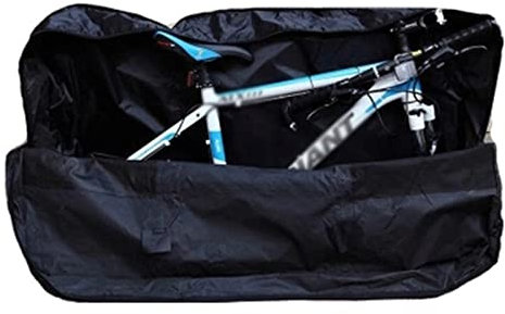 Fahrrad Transporttasche, Robuste wasserdicht verdickende Fahrradtragetasche, schützende Faltradabdeckung, Reise faltbare Fahrradaufbewahrungstasche für E-Bike, E-Scooter