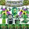 VACBOTT Hulk Geburtstag Dekoration Set, Party Deko, Kindergeburtstag Luftballons Dekoration, Grüne Papierteller, Banner, Kuchendekoration, Tischdecke, Ballons, Servietten, Strohhalme