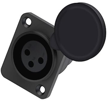 Mobility Scooter Charging Port Socket Replacement with Cover Charger Spare Part