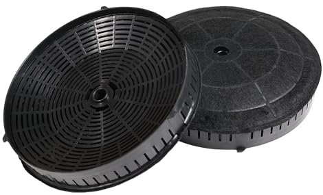 MSH I Type 57 Carbon Filters for Cooker Hood, Charcoal Filter Extractor Fan for Bosch DWZ0IM0A0, DEM63AC00B/01 DEM63AC00B/02 Elica, Hotpoint HXQVC8ATK, Easy Installation, Pack of 2