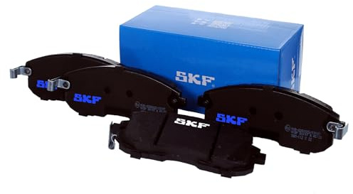 SKF Scheibenbremse Bremsbelag VKBP 80197 A-4er Set - Position Vorderachse Höhe 77 mm Länge 154 mm Breite 83 mm Dicke 17,3 mm - OE Qualität