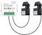 FACULX per Tuya Smart Energy Meter WiFi, misuratore di energia WiFi per Smart Life con 2 Morsetti CT Smart Home Energy Monitor