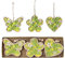 Valery Madelyn 6X Dekoaufhänger Ostern, 9cm Frühlingsdeko Blumendeko Anhänger hölzerne Baumschmuck Sommer deko zum hängen, Schmetterlings-, Blumen- und Herzformen
