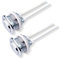 SHUBEIEUMI 2 Piezas Botones de Doble Descarga para Inodoro, 38mm Estándar Botones del Tanque del Inodoro, para Cisterna WC Botón Reemplazo de Doble Descarga