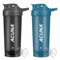 ACUNA Protein Shaker - 700ml (Pack Of 2) | Protein Powder Shaker Bottle With Mixer Ball For Smooth Shake, Leakproof Secure Flip Cap, Gym Shaker For Protein Shakes (Metallic Black- Sea Blue, 700 ML)