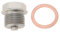 eMagTech Tappo di Scarico Olio per Coppa Motore Magnetico in Acciaio Inossidabile M18x1,5mm con Rondella di Schiacciamento in Rame di Ricambio per Maggior Parte delle Auto E Moto