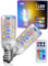 LumiGo E14 RGB LED Lampen Mit Fernbedienung Dimmbar 2W Farbwechselnden E14 LED Glühbirnen, 12 RGB Licth Farben & Warmweiss 3000K, 4 Modi, 2 Pack