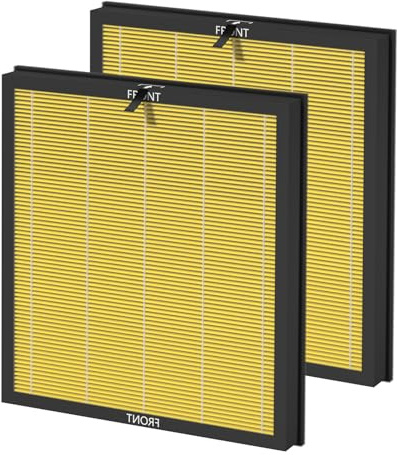 Luripid 2-Pack AP303/AP304 Replacement Filter Compatible with DAYETTE AP303/AP304 and FRESHDEW AP303/AP304 Air Purifiers, Activated Carbon Layer