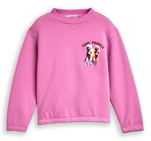 Tom Tailor Mädchen 1047437 Kinder Cropped Sweatshirt mit Wendepailletten