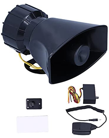 Auto Horn Megaphon Laut 5-Klang-Feuer Sirene 125 DB Alarm für Auto Motorrad