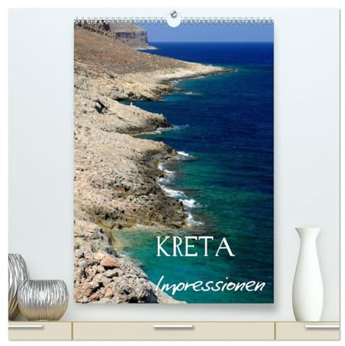 Kreta Impressionen (hochwertiger Premium Wandkalender 2026 DIN A2 hoch), Kunstdruck in Hochglanz: Landschaft und Kultur der Urlaubsinsel Kreta (CALVENDO Orte)