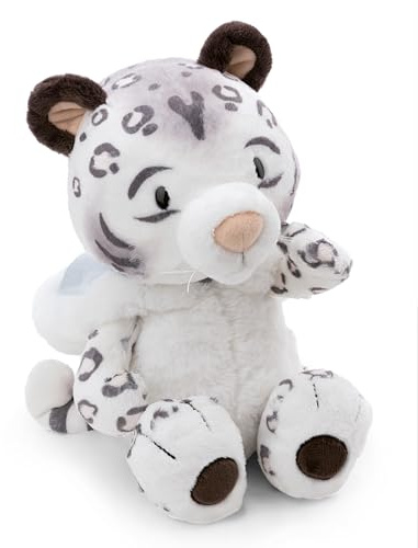 NICI Cuddly Toy, Snow Leopard Eleni Snowbell, 35 cm, White, Soft Plush Toy, Cute Stuffed Toy for Cuddling and Playing, Great Gift Idea for Children and Adults – 62421