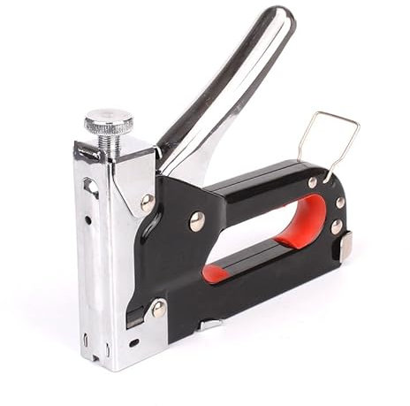 3 in 1 Handtacker Set Mit 600 Klammern,Tacker Für Holz Mit Klammerentferner,Regulierbarer Schusskraft Für Tischlerei,Kabelbefestigung,Dekoration