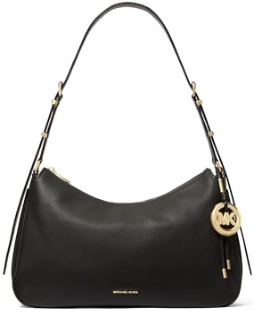 Michael Kors Nolita Medium Schultertasche aus gehämmertem Leder