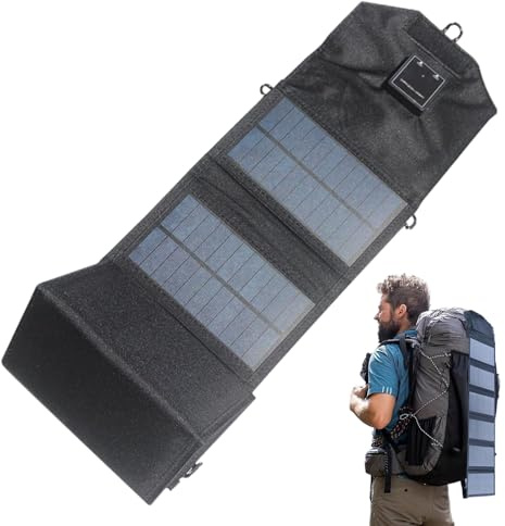 Chargeur solaire de téléphone portable, 120 W, pliable, double port USB, banque de charge étanche pour voyage, camping, chasse, camping-car, survie, plage, randonnée, bateau