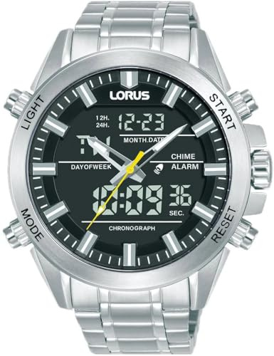 Lorus Herren Uhr Quarz mit Edelstahlgehäuse