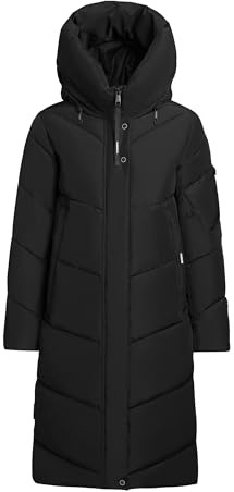 khujo Damen Wintermantel Jange2 Matt Steppmantel Winterjacke