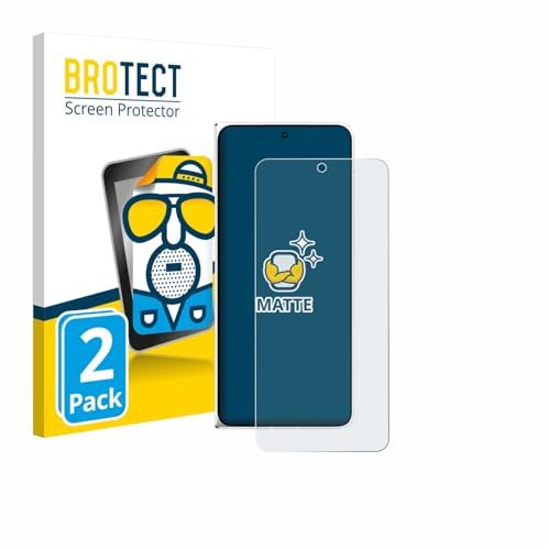 BROTECT Schutzfolie für Oppo Find N6 | 2 Stück Entspiegelnder Displayschutz Made in Germany Matte Displayschutz-Folie Anti-Reflex Anti-Fingerprint Einfache Montage