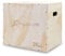 ProsourceFit 3-in-1 Wood Plyometric Jump Box For Cross Conditioning, Agility, Vertical Jump Training & Plyo Workouts, Beige, 30L x 24W x 20H