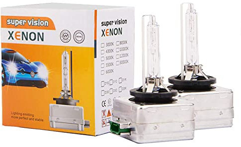 Ricoy 12V D3S Hid Xenon Brenner Scheinwerferlampe-8000K 35W Ersatzlicht 2 Stück