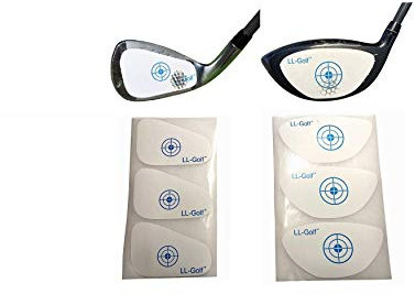 LL-Golf ® 150er Set Golf Impact Tapes/Label nach Wahl für Driver/Holz ODER Eisen/Wedge/Golfschläger Schlagfläche Impact Aufkleber/Etiketten RH (Eisen/Wedge)