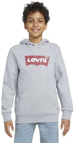 Levi's Kids Batwing Screenprint Hoodie Garçon Grey Heather 12 Ans