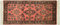 Sarough Teppich 70x140 Handgeknüpft Rosa Floral Wolle Kurzflor Rug d