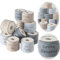 LS-LebenStil Filz Toilettenpapier Banderole letzte Reserve Klohut Husse Klopapier Klorollen