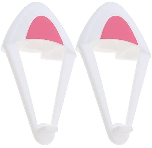 Create idea 1 Paire Casques pour Écouteurs Supra-Auriculaires d'oreille de Chat en Silicone Décoration Mignon Sangles Réglable pour Casque de Jeu Vidéo en Direct