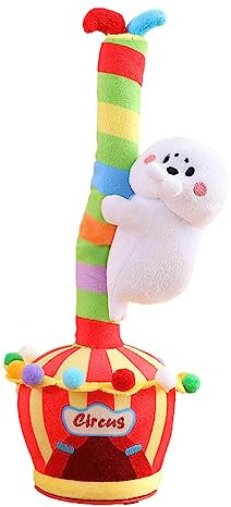 Pacienjo Juguete del árbol del Canto del Baile,Peluche Canto electrónico en Maceta - Peluche Animales Que imitan el Canto parlante para niñas, niños pequeños, bebés, niños