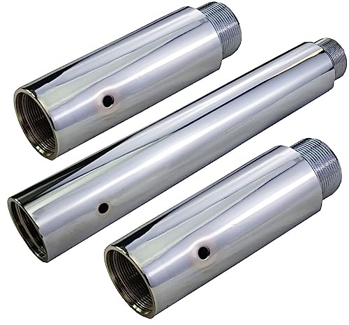 Verlängerung für Pole Dance Tanzstange von 125 bis 500 mm Tanzstangenverlängerung 45mm Ø Table Dance Stangen Verlängerung verchromt für alle gängigen Tanszstangen (500 mm)