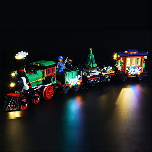 YEABRICKS LED Licht für Lego-10254 Creator Winter Holiday Train Bausteine Modell (Lego Set Nicht enthalten)