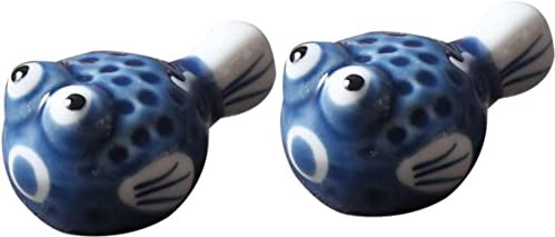 2pcs Pen Poggia Pennelli Porta Pesci Stoviglie Stile Creativo Nautico Pesci Carini Cena Divertente Nuovo Utensile Pesce Palla Ceramica A Forma di Cremagliera Casa Cuscino Cucina Poggia Bacchette