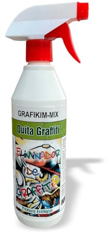 Limpiador Spray Quita Graffiti • Elimina Pintura de Todo Tipo de Superficies • Fórmula Fuerte y Eficaz • Producto ecologico