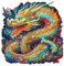 Holzpuzzle Erwachsene, 300 Teile Chinesischer Drache Puzzles, 35x34.3cm Wood Puzzle, Unregelmäßige Einzigartige Tierform Holzpuzzles für Erwachsen, Schön Geschenk für Familie Freunde