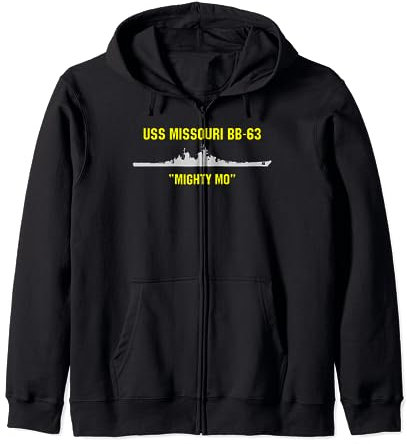 USS Missouri BB-63 T-shirt Kapuzenjacke