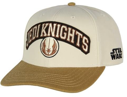 Star Wars Erwachsene bestickte Precurve Snapback Mütze für Damen und Herren, Jedi Knights, Einheitsgröße