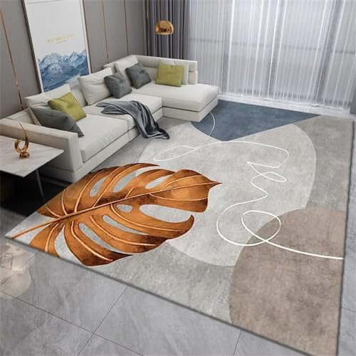 WBDYMX Alfombra De Juegos Niños Alfombra De Gateo La Alfombra De La Oficina De La Sala De Estar Marrón Simple Y Barata Es Duradera. 50X80Cm Suelo Cocina Alfombras Oficinas