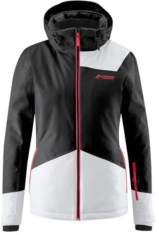 Maier Sports Damen Silvia Skijacke 510024 schwarz-Weiss 40