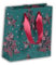 Clairefontaine 212888Cpack - Packung 5 Geschenktasche - Tüte , Format S (12x4,5x13,5cm), Kollektion Weihnachten Velvet, 170g, Tannenbaum - Vegetal - Grün, für Parfum und kleine Geschenke, 1 Pack