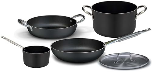 Set di pentole antiaderenti, 5 pezzi Ballarini serie 2100, Made in Italy