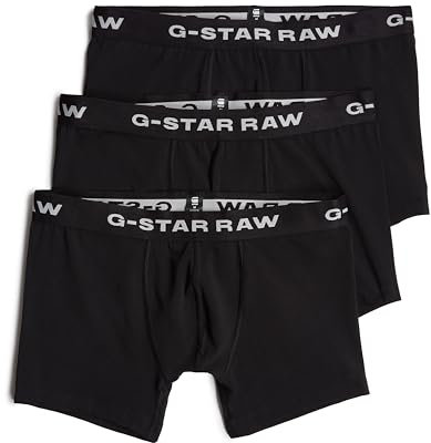 G-Star Herren Boxer-Shorts 3 Pack, Schwarz (Black/Black/Black D23771-D516-4248), L