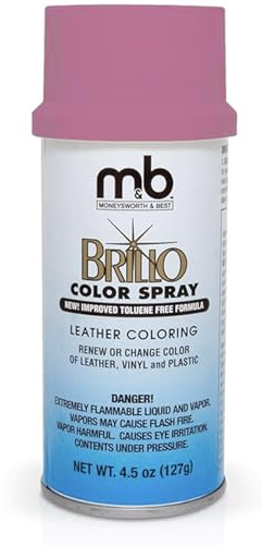 Shoe Dye Colouring Sprays - 150ml Spray Dye for Footwear, Leather Vinyl and Upholstery - Re-Colour Shoes, Bags, Upholstery and Leather Products (Pink)