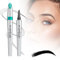 Kidmis Wasserdichter 3D Augenbrauenstift mit 4 Gabelspitzen, Microblading Augenbrauenstift, Augenbrauenstift Härchenzeichnung, 4 Punkt Brauenstift Langanhaltend Natürliche Augenbrauen Make-up (D)